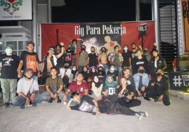 Aktivis Samarinda Gelar Gig Pekerja, Berjuang Sambil Bergembira