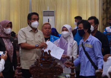 Aliansi Buruh Balikpapan Sampaikan Dua Tuntutan Kepada DPRD