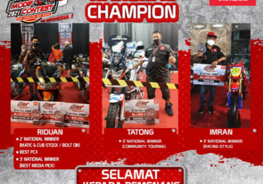 Finalis Honda Modif Contest Perwakilan Astra Motor Samarinda Borong Piala