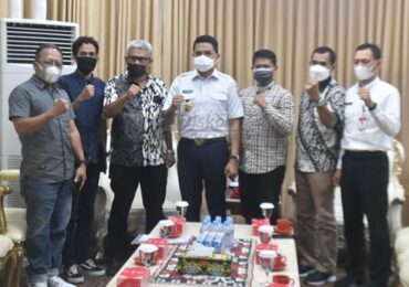 Jelang Piala Gubernur, Panitia Kejuaraan Taekwondo Kunjungi Andi Harun