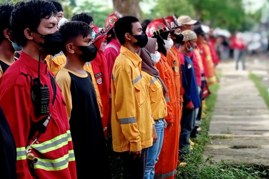 Apel Siaga dan Simulasi Relawan Gabungan Samarinda Jelas Ramadan