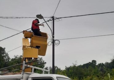 Disperkim Perbaiki Lampu Jalan Umum diragam Lokasi Kota Samarinda