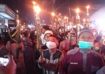 Malam 1 Muharram 1444 H, Warga Samarinda Gelar Pawai Obor