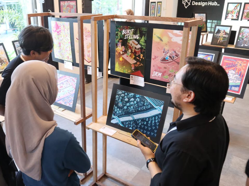 Pameran Karya Ilustrator Samarinda dengan tema Samarinda Dalam Grafis, mengangkat isu kota.