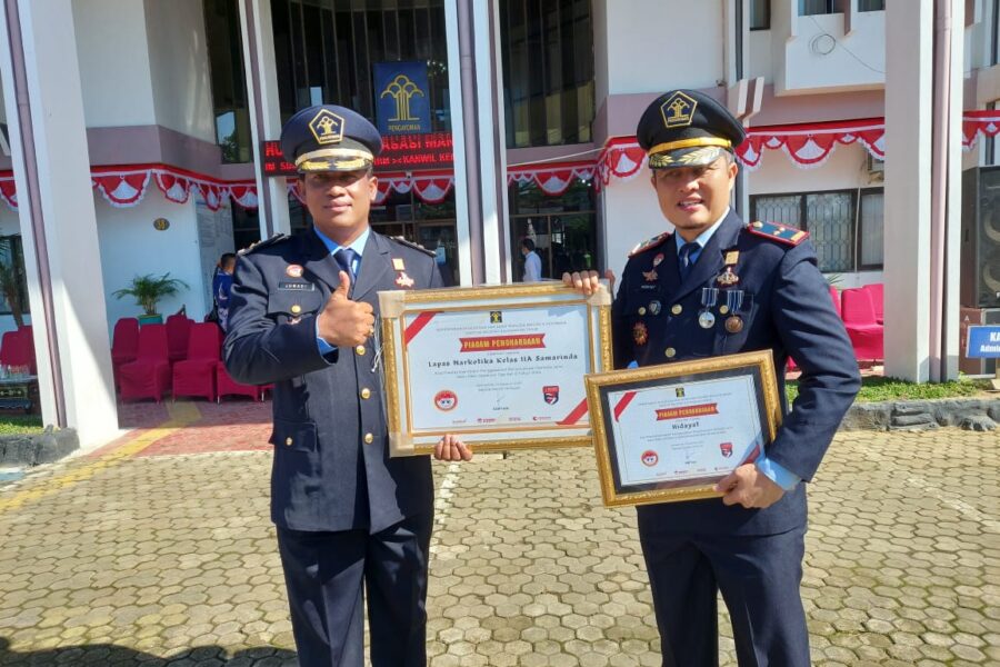 Kalapas Narkotika Samarinda, Hadiyat mendapat penghargaan dari Kemenkumham RI