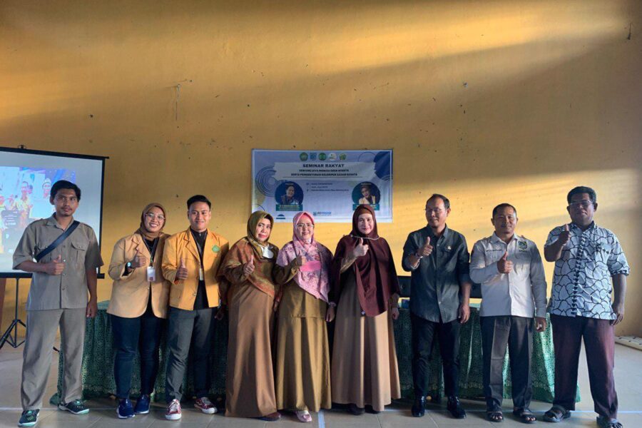 Kegiatan Seminar Rakyat bertema Seniung Jaya Menjemput Desa Wisata, pada minggu kelima Mahasiswa KKN 48 UNMUL Paser 34