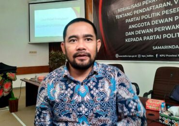 KPU Kaltim Bertugas Kordinir Tahapan Verifikasi dan Administrasi Kabupaten dan Kota