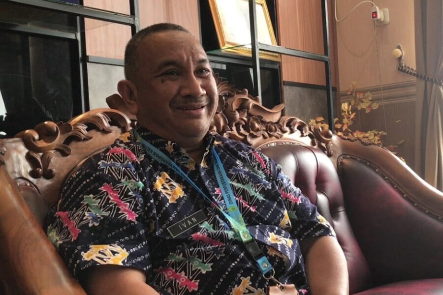 Kepada DInas Perpustakaan dan Kearsipan Kaltim, Muhammad Syafranuddin