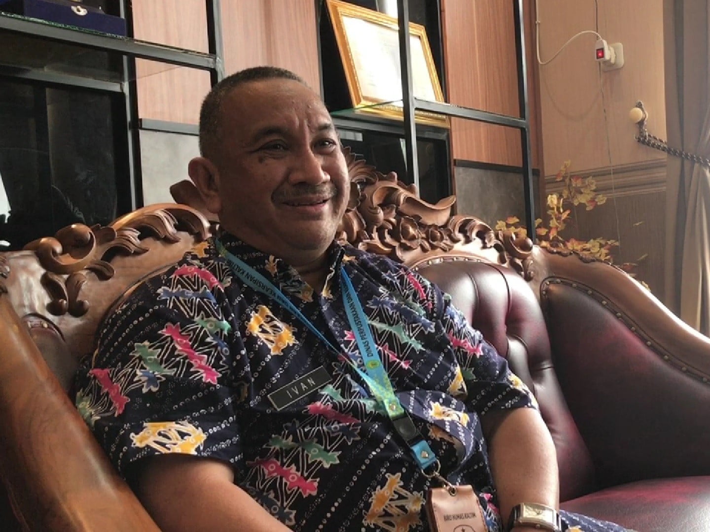Kepada DInas Perpustakaan dan Kearsipan Kaltim, Muhammad Syafranuddin