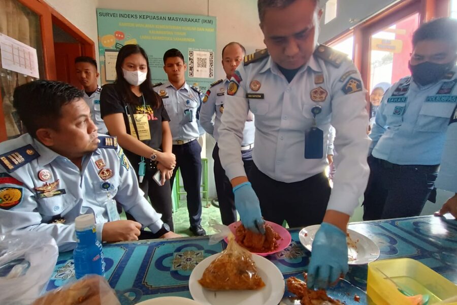 Petugas Lapas Narkotika Samarinda kembali mejegal aksi penyelundupan narkoba jenis Sabu