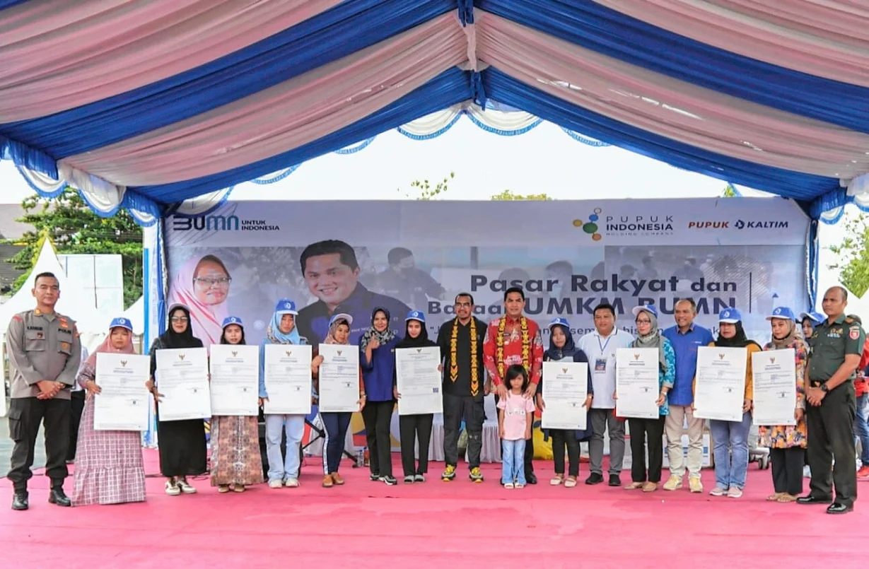 PT Pupuk Kaltim selenggarakan Pasar Rakyat dan Bazar UMKM