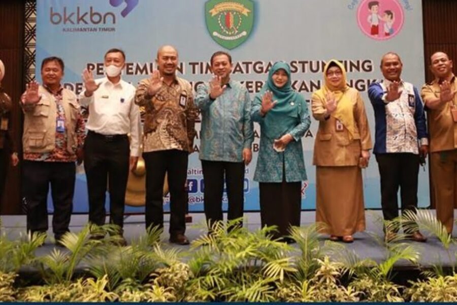 Pertemuan Tim Satgas Stunting bersama Tim Percepatan Penurunan Stunting Kaltim membahas capaian dan invonasi