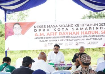 Warga Kelurahan Lempake Samarinda Keluhkan Banjir, A M Afif Rayhan Segera Tindaklanjuti Usulan