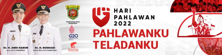 Banner Advertorial Pemkot Samarinda Hari Pahlawan 2022