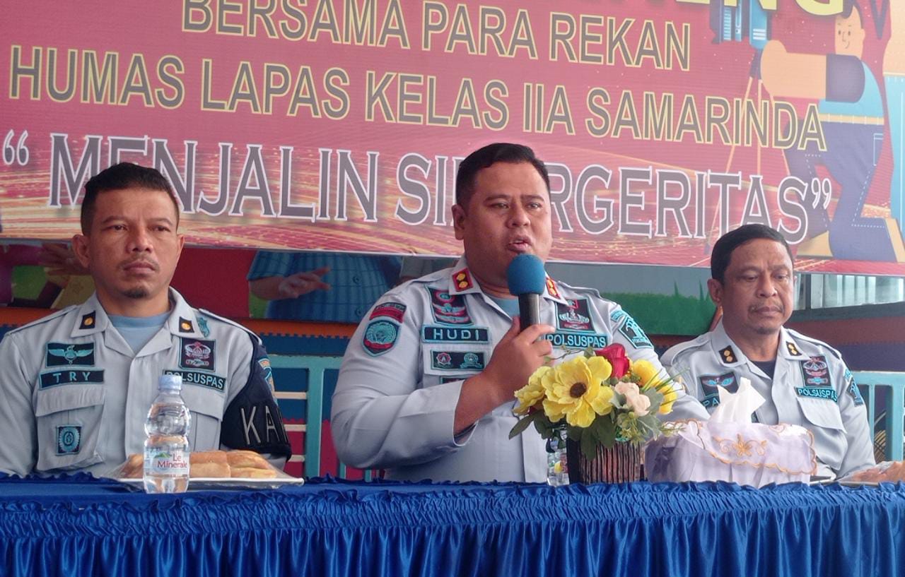 Lapas Klas IIA Samarinda jalin sinergitas dengan awak media