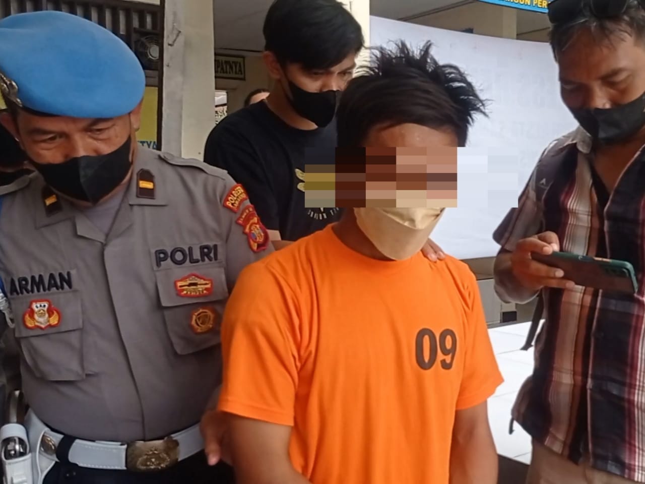 Pelaku berinisal RG nekat membunuh SY hanya karena merasa sakit hati mendegar perkataan korban