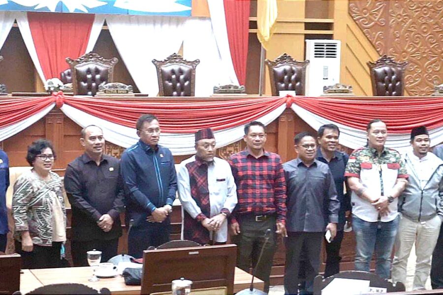 Rapat dengar pendapat Komisi I DPRD Samarinda bersama Panitia Pembangunan Gereja Batak Karo Protestan (GBKP) serta stakeholder pemerintah terkait pendirian rumah ibadah (Adakah.id)