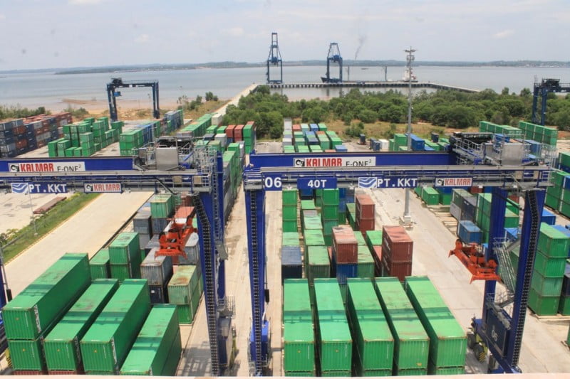 Nilai Ekspor Kaltim November 2022 turun dibanding Oktober 2022, Namun lebih tinggi dari November 2021 Foto: Pelabuhan Peti Kemas Kariangau, Balikpapan (Ist)