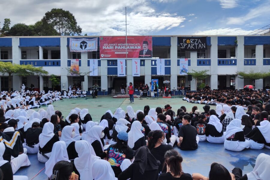 Astra Motor Kaltim 2 kembali menggelar roadshow Honda DBL 2023 ke sejumlah sekolah di kota Samarinda