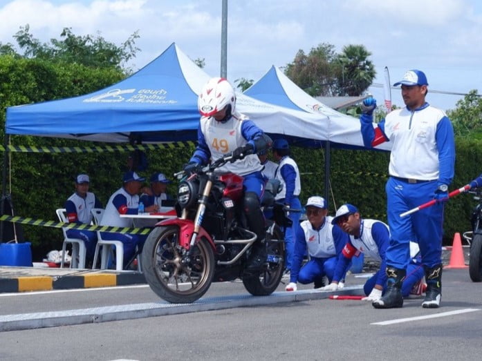 Instruktur AHM berlaga dalam Kompetisi Safety Riding Asia-Oceania, Thailand
