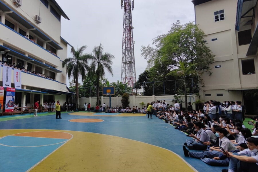 Roadshow Honda DBL 2023 ke sejumlah sekolah di Samarinda