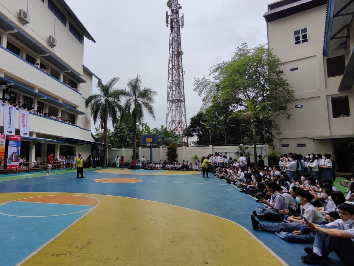 Roadshow Honda DBL 2023 ke sejumlah sekolah di Samarinda