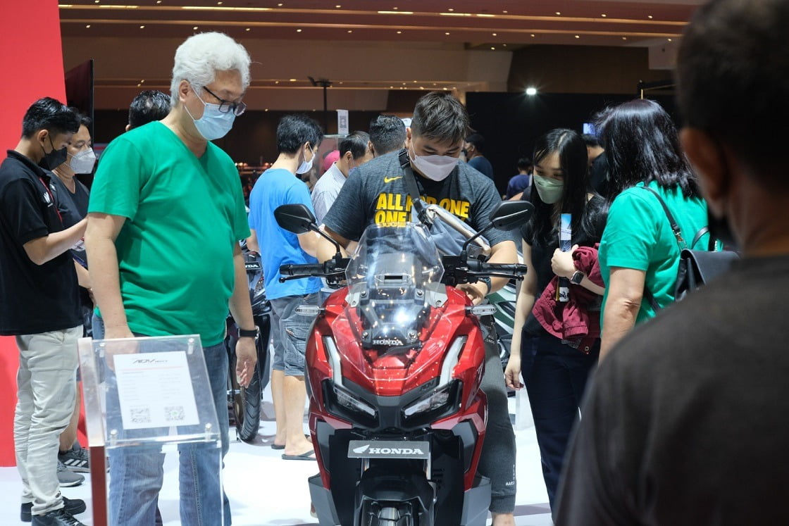 Sebanyak 421 unit skutik Honda 160cc laris di ajang pameran IIMS 2023