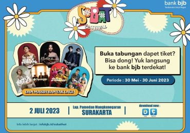 Dengan Menabung di bank bjb Bisa Nonton Konser Sobat Festival 2023