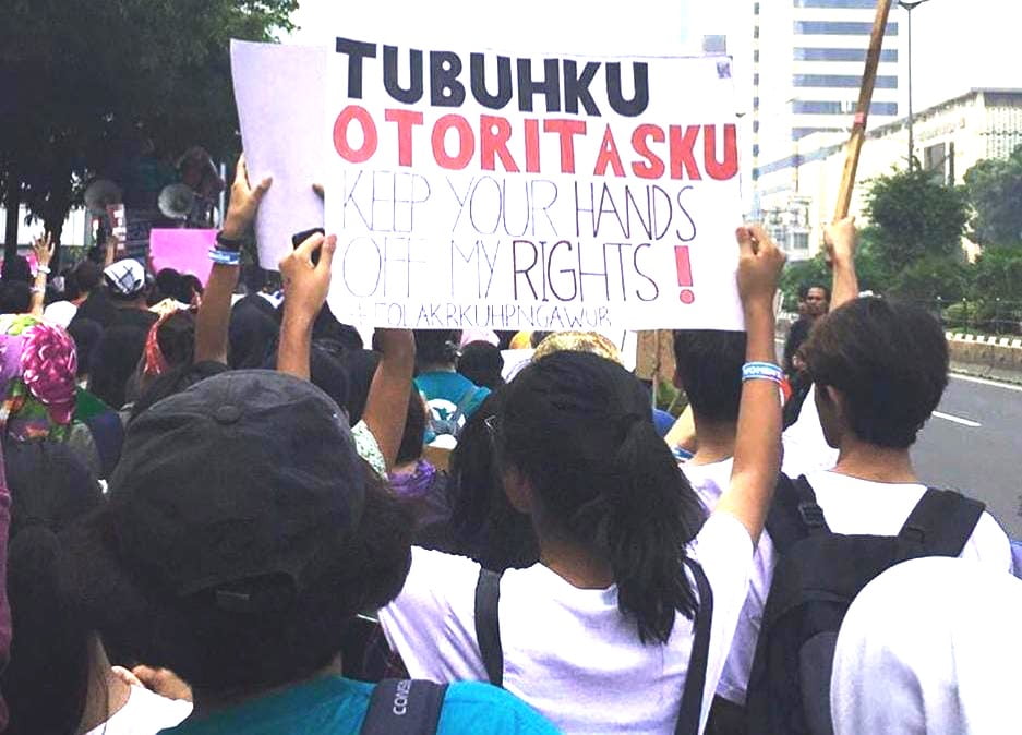 Langkah menghadapi tindakan pelecehan dan kekerasan seksual. (Foto/IG:jaringperempuanyk)