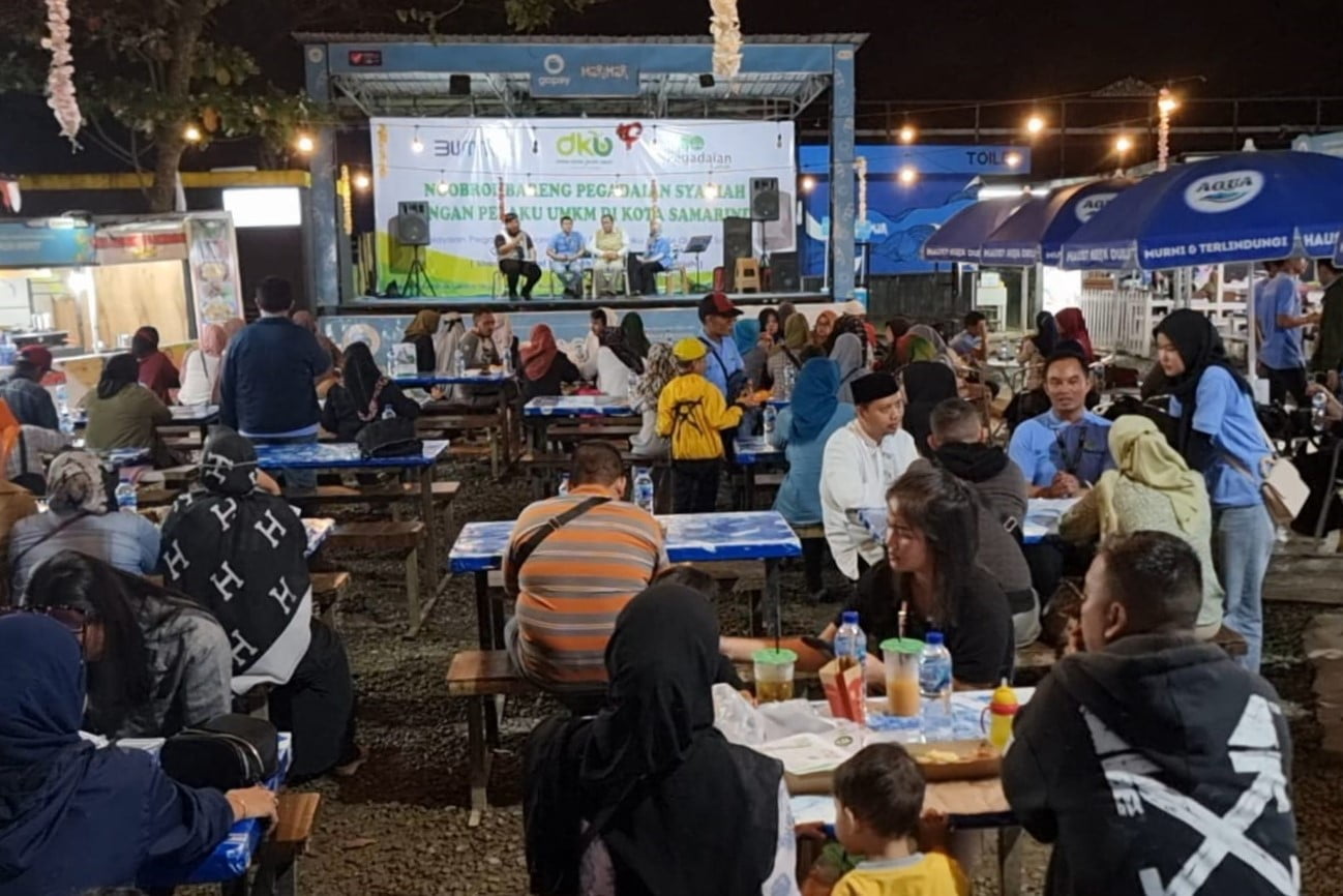 Pegadaian Syariah Cabang Samarinda menggelar acara Ngobrol Bareng Pelaku UMKM di Marimar (14/6/2023) (foto/HI)