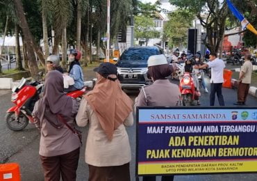 Ratusan Kendaraan Digiring Membayar Pajak, Ini Program Pemutihan di Samarinda