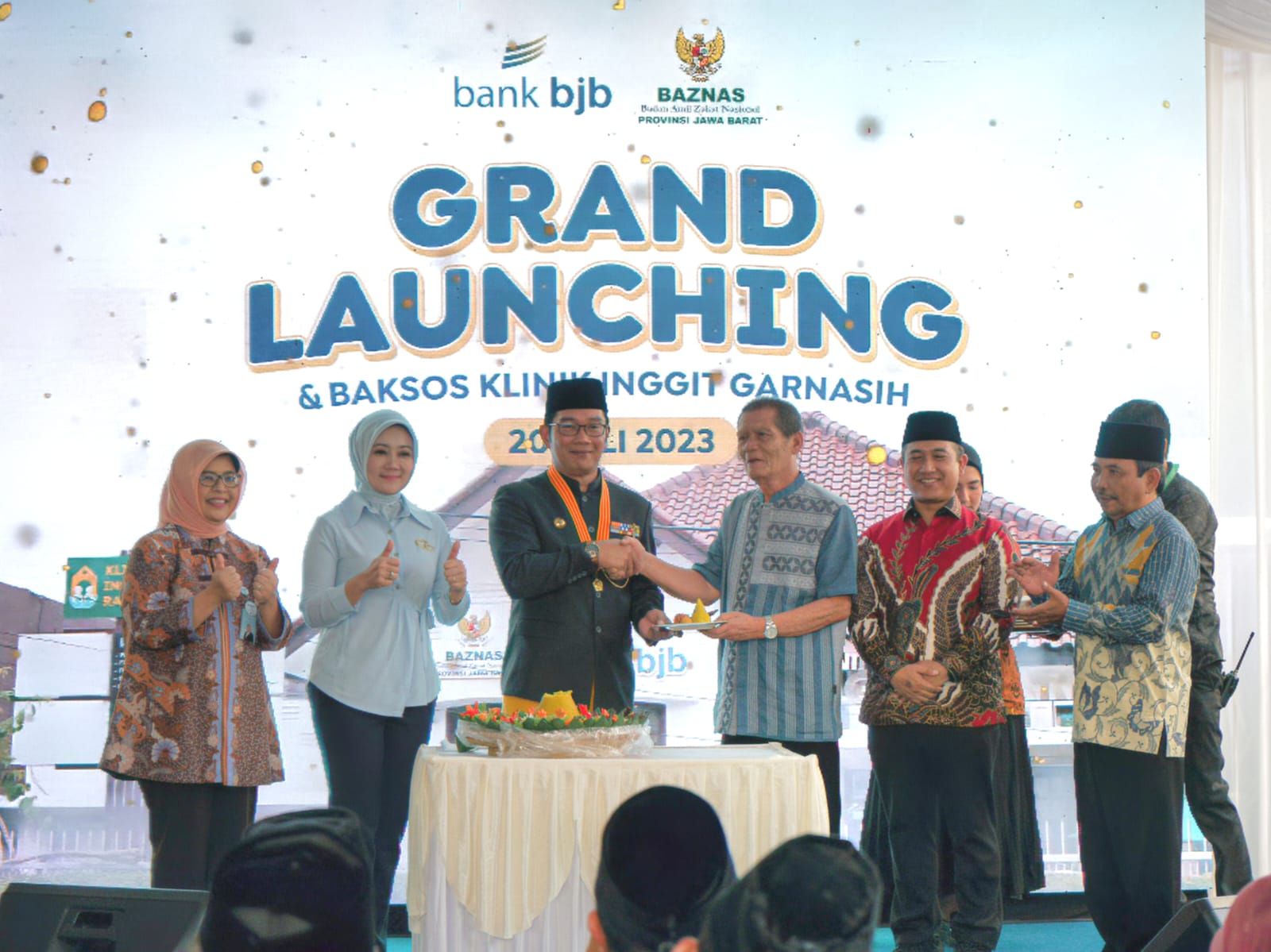 Peresmian Klinik Inggit Garnasih dihadiri oleh Gubernur Jawa Barat Ridwan Kamil.