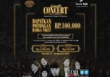 Dapatkan Diskon Spesial Tiket INTIMATE CONCERT DEWA 19 di Kafe Restoe Boemi Braga dari bank bjb