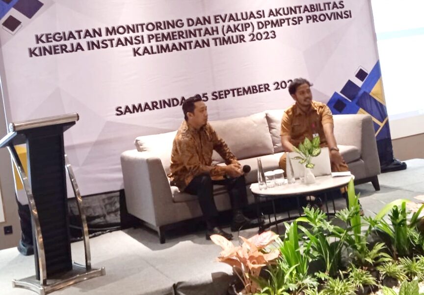 Kegiatan Monitoring dan Evaluasi AKIP yang diselenggarakan di Hotel Fugo Samarinda pada Selasa, (05/09/2023).