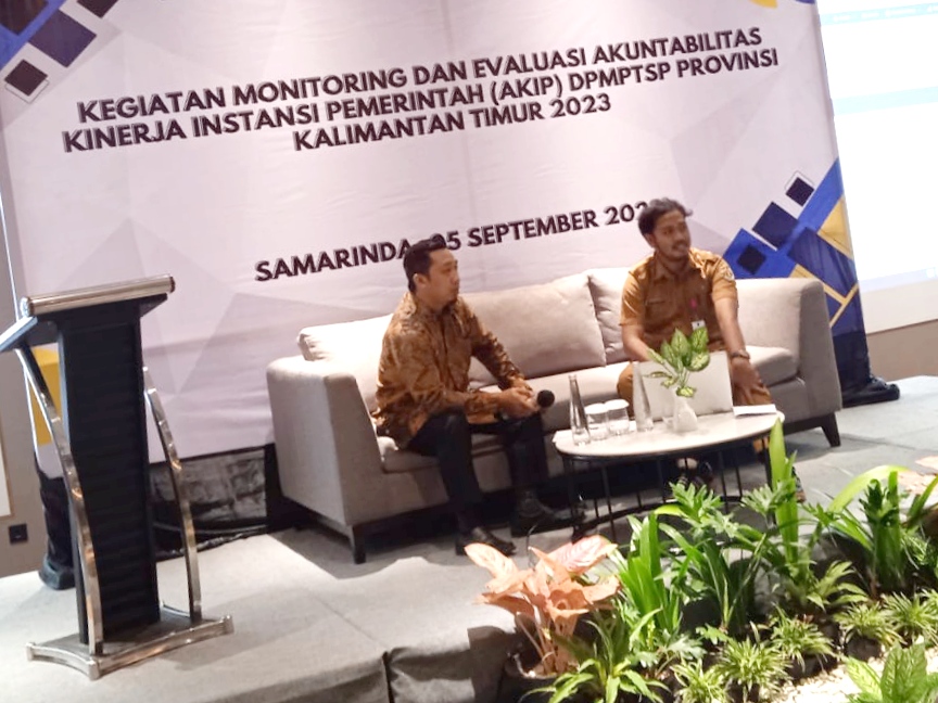 Kegiatan Monitoring dan Evaluasi AKIP yang diselenggarakan di Hotel Fugo Samarinda pada Selasa, (05/09/2023). 