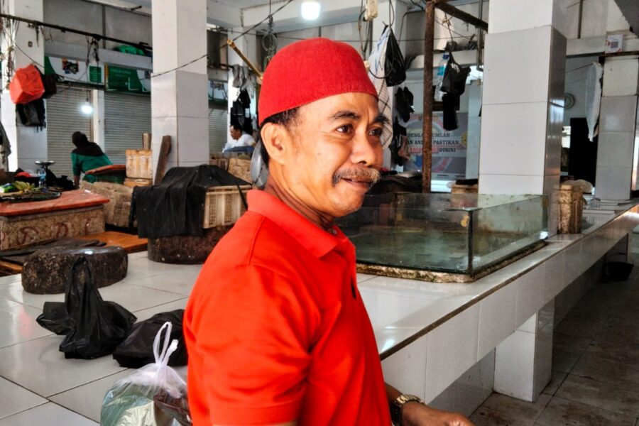 Ahmad Yani Saat Ditemui di Pasar Merdeka pada, Jumat Siang (22/9/2023), (Foto/HAE)