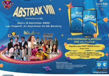Dukung Pentas Seni ABSTRAK VIII, bank bjb Siapkan Promo bagi Pungunjung
