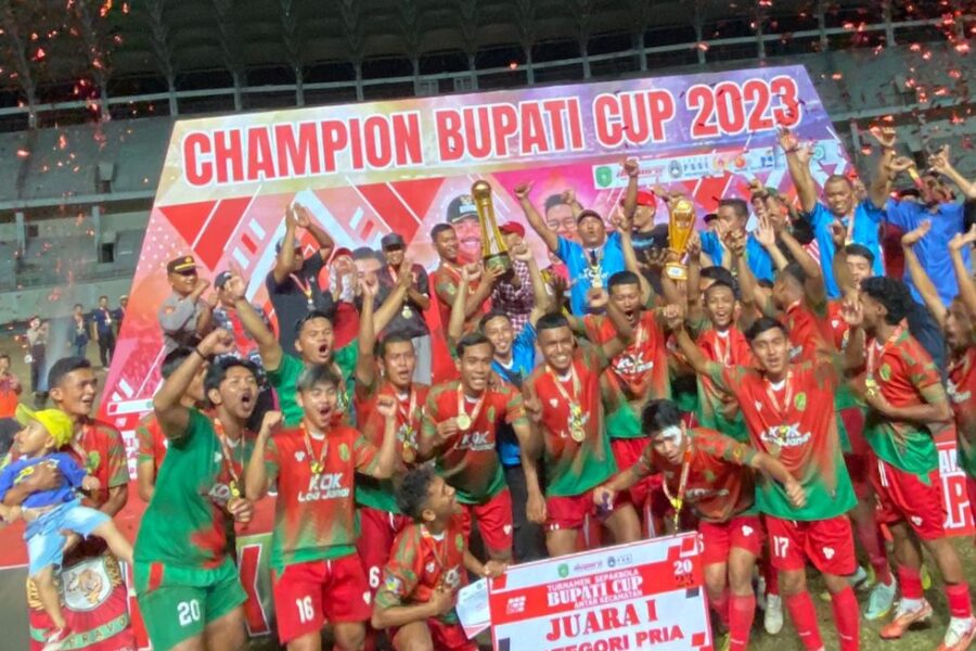 Kecamatan Loa Janan Angkat Piala Kemenangannya di Bupati Cup 2023 (ist)