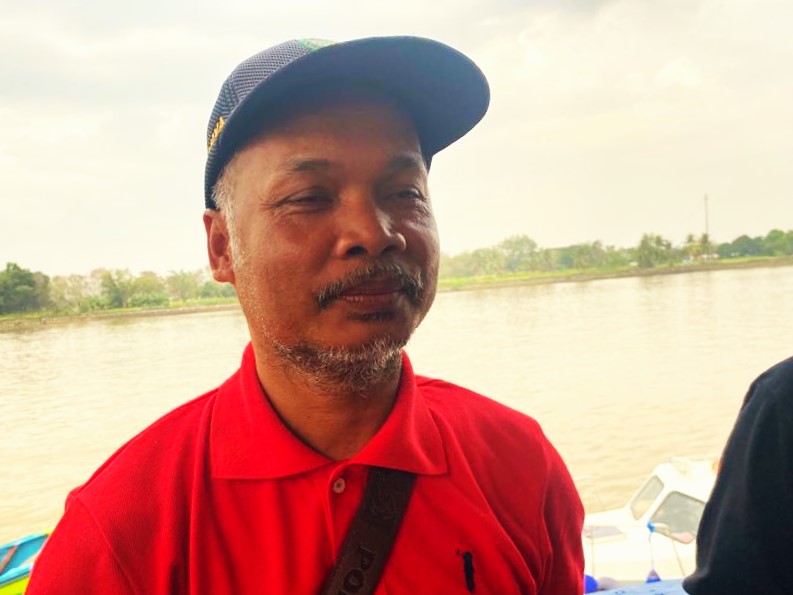 Kepala Desa Embelut, Kecamatan Tenggarong Seberang, Kutai Kartanegara, Yahya.