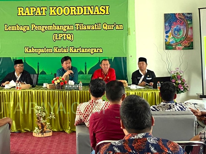 Sekda Sunggono memimpin Rapat Persiapan penyelenggaraan MTQ ke-44 Kukar.