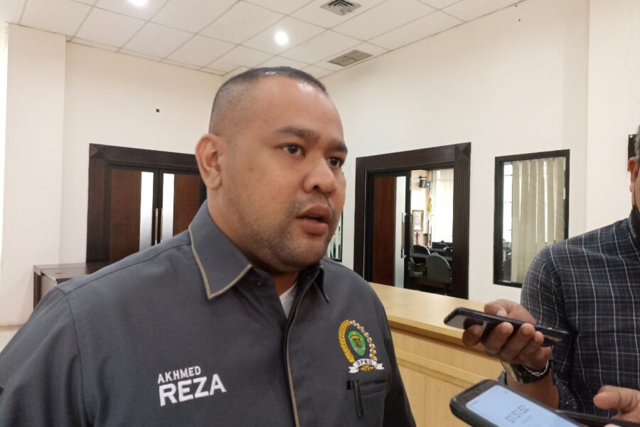 Anggota Komisi IV DPRD Kaltim, Akhmed Reza Fachlevi memberi dukungan kepada Prabowo-Gibran.