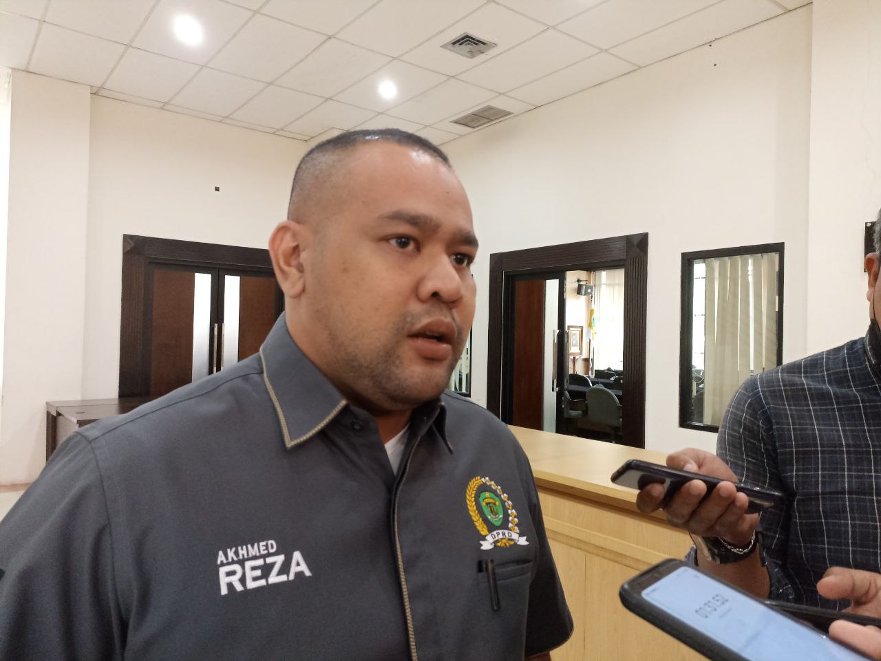 Anggota Komisi IV DPRD Kaltim, Akhmed Reza Fachlevi memberi dukungan kepada Prabowo-Gibran.