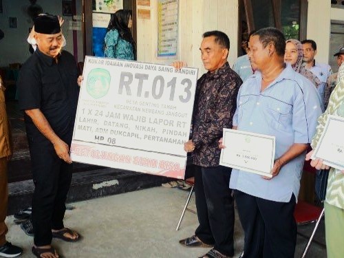 Bupati Kukar Edi Damansyah membuka gelaran Jambore MTB Bagodak Padang Huma.