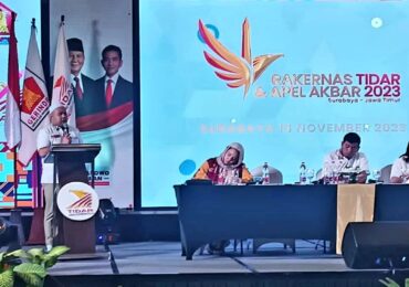 Rakernas TIDAR, Akhmed Reza Fachlevi Ajak Kader Solid Menangkan Prabowo – Gibran