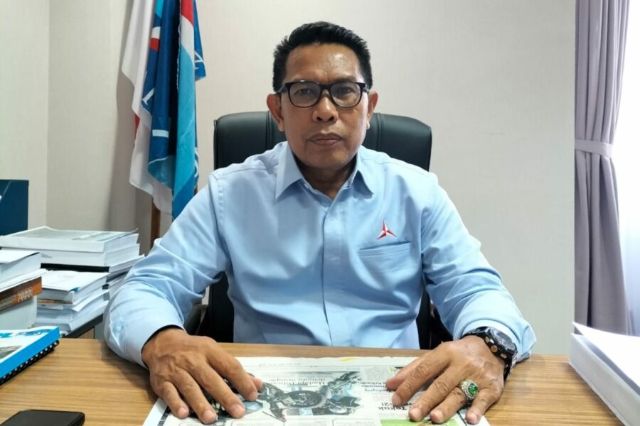 Komisi III DRPD Kaltim, Agus Aras Soroti Fenomena Pasar Tumpah di Sangatta Utara.