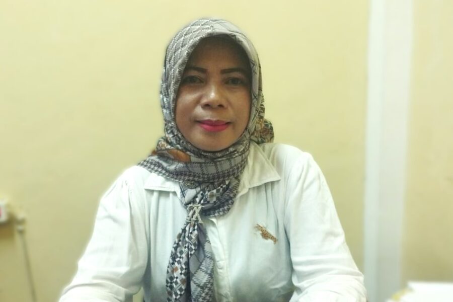 Subkor Pengawas Perdagangan Bina Pedagang Kreatif Lapangan Disperindag Kukar, Sopiyatul.
