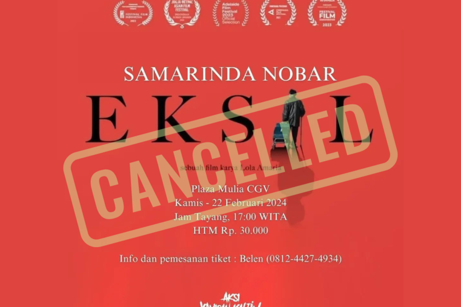 Pembatalan nonton bareng (Nobar) Film Eksil di Samarinda menyeret insitusi Polresta Samarinda, Legal Manager CGV Indonesia angkat bicara. (Dok)