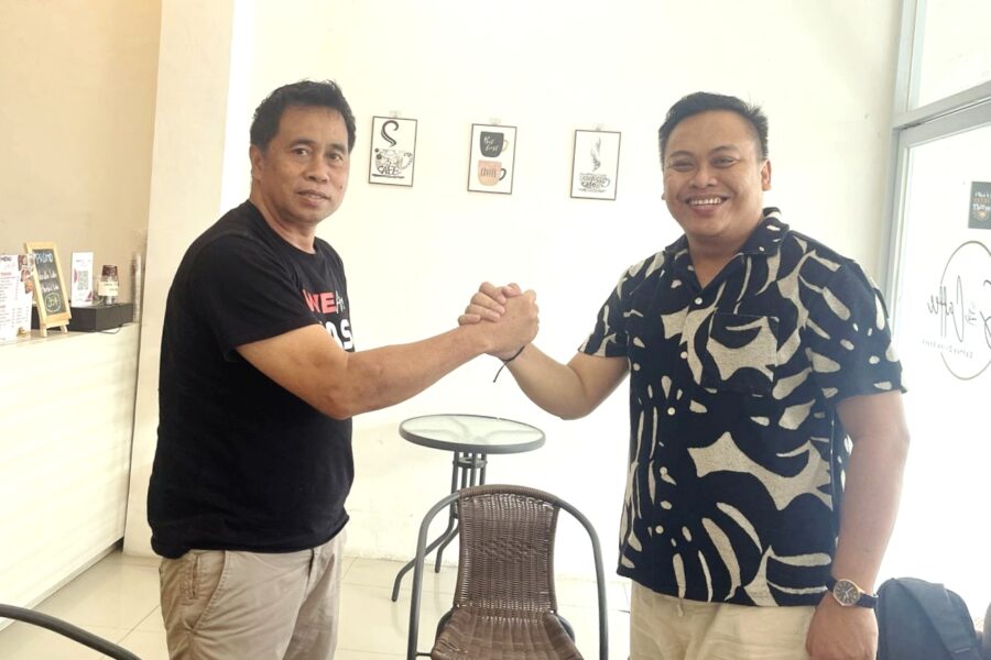 Ketua JMSI Kaltim, Mohammad Sukri dan Ketua JMSI Kukar Bayu Surya Gandamana. (Ist)