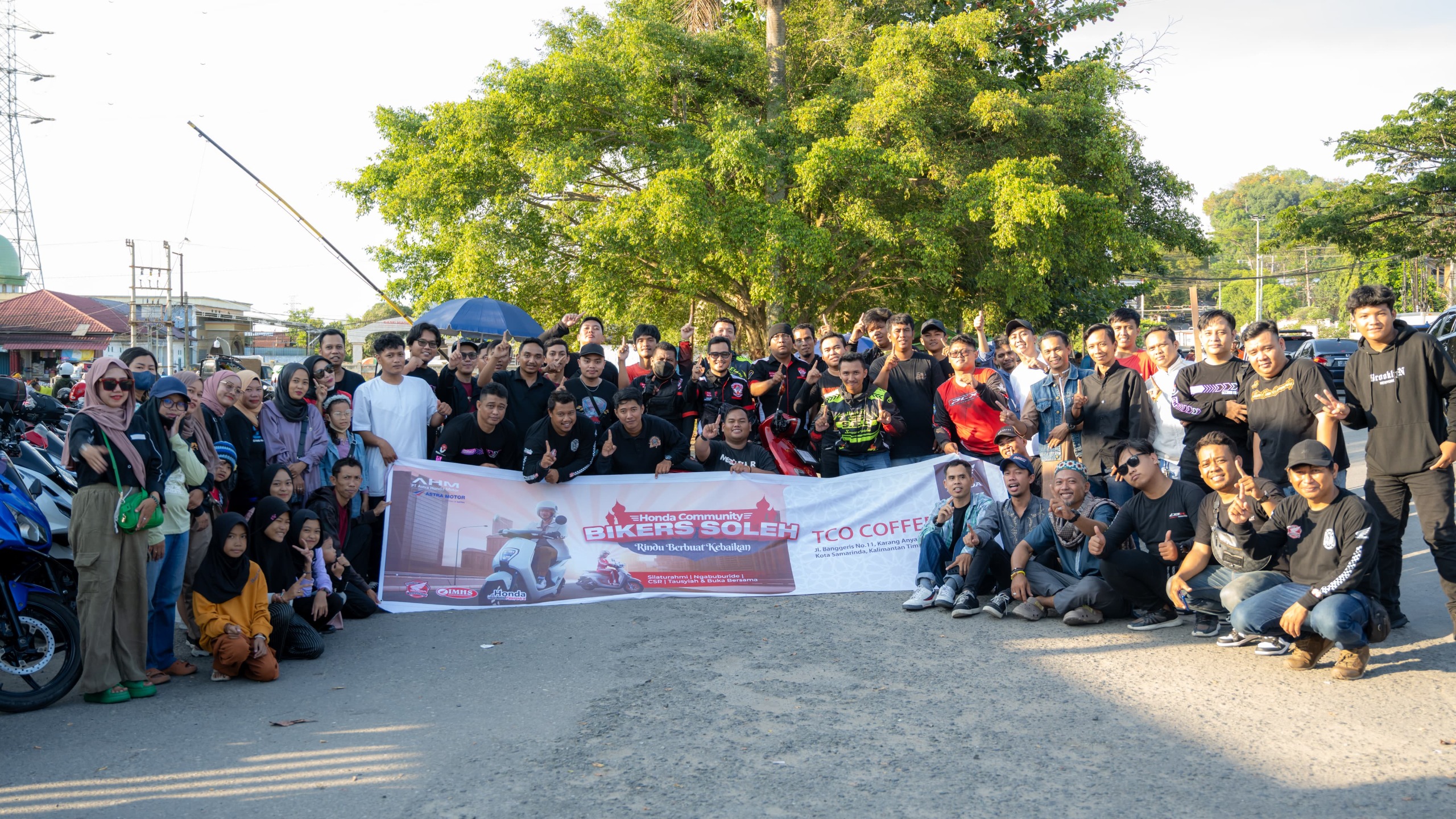 Astra Motor Kaltim 2 Bersama IMHS Gelar Honda Community Bikers Soleh, Rindu Berbuat Kebaikan. (Istimewa)
