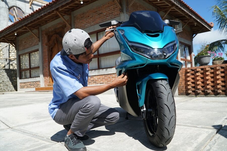 Karya inspiratif modifikasi sepeda motor Honda PCX160 yang cocok untuk berbagai gaya hidup. (Ist)